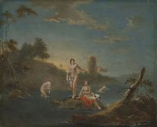 Four bathing girls