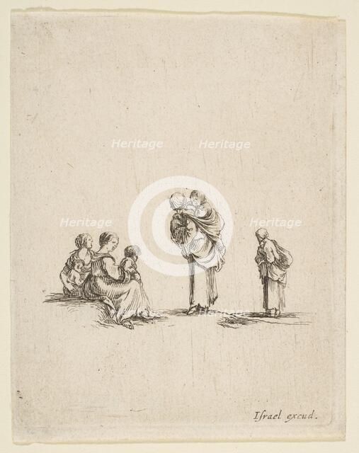 Four Beggar Women, ca. 1641. Creator: Stefano della Bella.