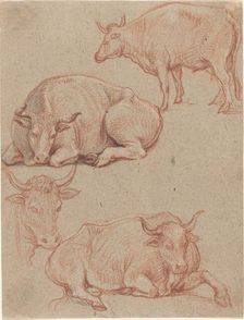 Four Cows. Creator: Claude Lorrain