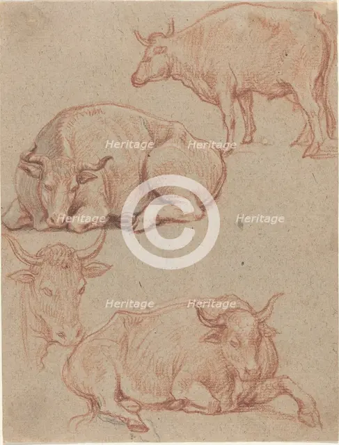 Four Cows. Creator: Claude Lorrain.