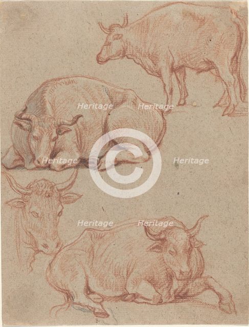 Four Cows. Creator: Claude Lorrain.