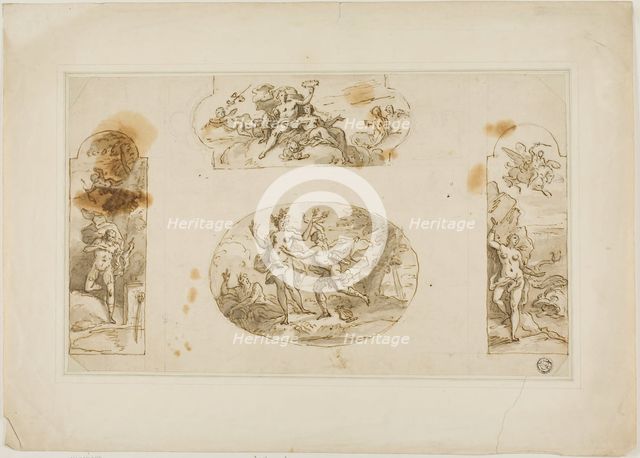 Four Classic Scenes for Overdoors, n.d. Creator: Sir James Thornhill.