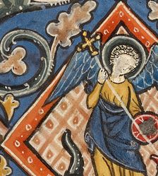 Four cuttings from a Cistercian antiphonal (see Ms. 44), about 1260-1270. Creator: Unknown