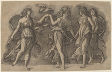 Four Dancing Muses, 1500/1505. Creator: Giovanni Antonio da Brescia