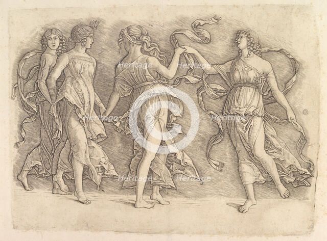 Four Dancing Muses, ca. 1497. Creator: Unknown.