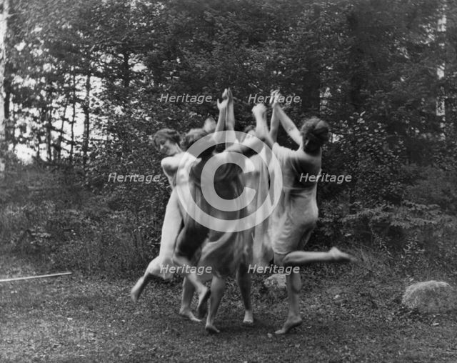 Four dancing figures, n.d.. Creator: Frances Benjamin Johnston.