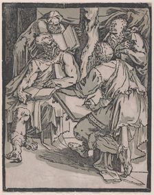 Four Doctors of the Church, ca. 1540-1550. Creator: Domenico Beccafumi