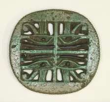 Four Eyes of the God Horus (Wedjat) Amulet, Egypt, Third Intermediate Period, Dynasty 21-25... Creator: Unknown