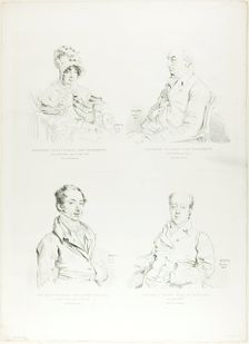 Four Family Portraits, 1815. Creator: Jean-Auguste-Dominique Ingres