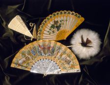 Four fans, c1865-c1875. Creator: Unknown