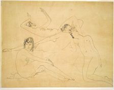 Four Figures, 1921. Creator: Arthur Davies