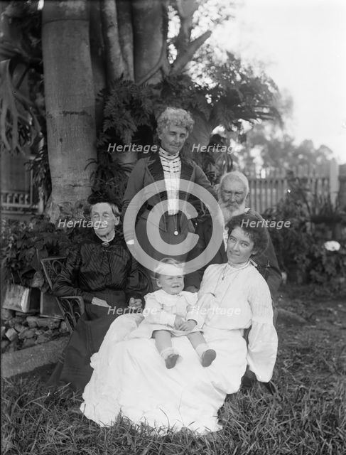 Four generations of the Alder family, Herston, Brisbane, c1904. Creator: Robert Augustus Henry L'Estrange.