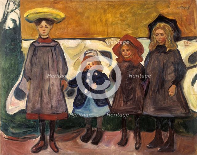 Four Girls in Åsgårdstrand.