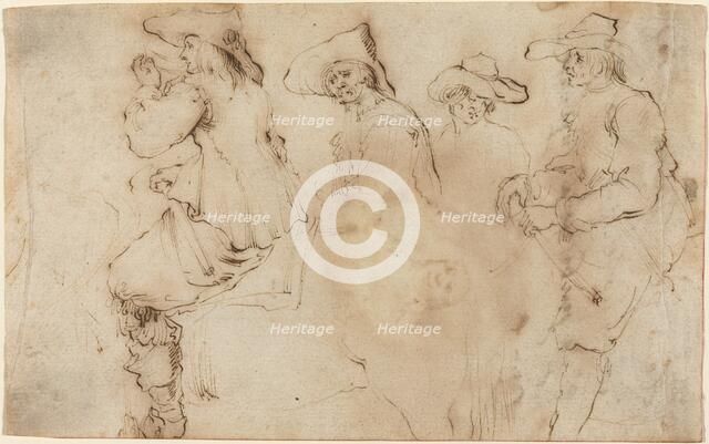 Four Horsemen, 1627/30. Creator: Stefano della Bella.