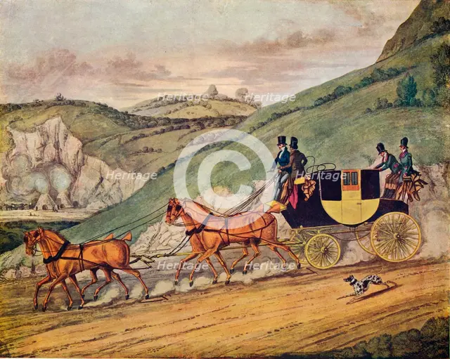 Four in Hand, 1907. Artist: James Pollard