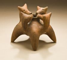 Four Joined Dogs, 200 B.C.-A.D. 500. Creator: Unknown