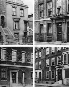 Four London houses of famous men, London, 1926-1927. Creator: McLeish