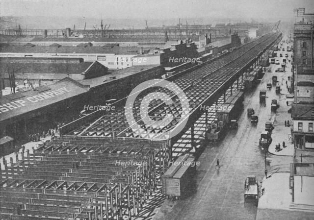 'Four Miles of Super-Track for Speeding in New York City', c1935. Artist: Unknown.