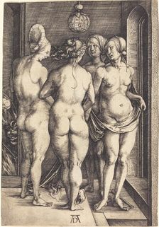 Four Naked Women, 1497. Creator: Albrecht Durer
