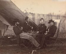 [Four Officers], ca. 1864. Creator: Alexander Gardner