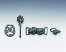 Four Ordos bronzes, Eastern Zhou dynasty, China, 3rd century BC