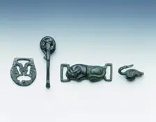Four Ordos bronzes, Eastern Zhou dynasty, China, 3rd century BC. Creator: Unknown
