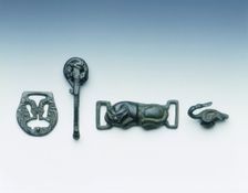 Four Ordos bronzes, Eastern Zhou dynasty, China, 3rd century BC. Creator: Unknown