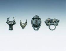 Four Ordos bronzes, Eastern Zhou dynasty, China, 3rd century BC. Creator: Unknown