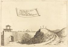 Four Parts of the Via Dolorosa, 1619. Creator: Jacques Callot