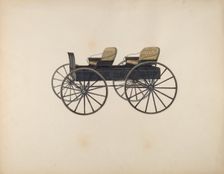 Four Passenger Farm Wagon, c. 1936. Creator: Fred Weiss