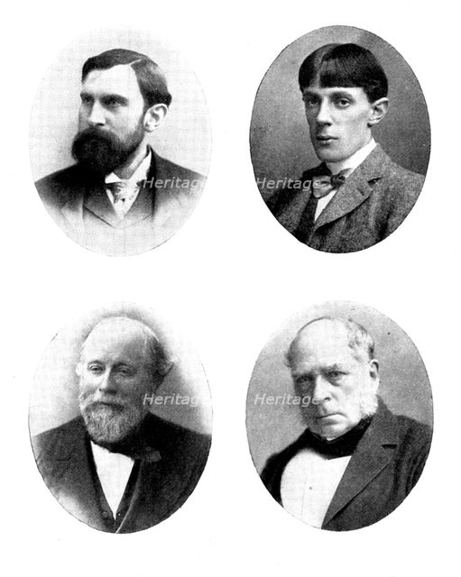 [Four portraits], 1898. Creator: Unknown.