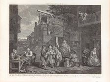 Four Prints of an Election: Canvassing for Votes, Plate II, 1758. Creator: Hogarth, William (1697-1764)