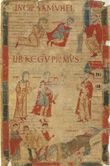 Four Scenes from the First Book of Samuel, late 11th century. Creator: Unknown