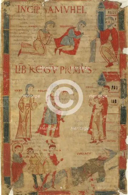 Four Scenes from the First Book of Samuel, late 11th century. Creator: Unknown.