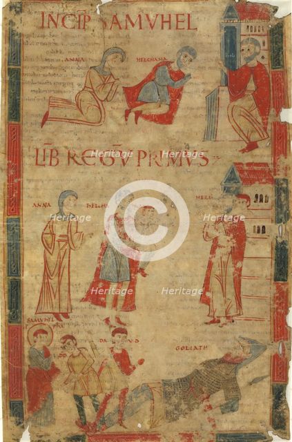 Four Scenes from the First Book of Samuel, late 11th century. Creator: Unknown.