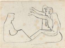 Four Seated Figures. Creator: John Flaxman