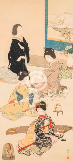 Four Seasons of Woman. Creator: Shoen, Uemura (1875-1949).