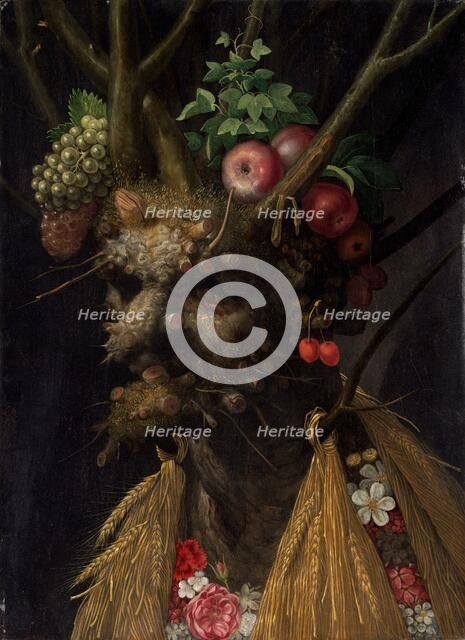 Four Seasons in One Head, c. 1590. Creator: Giuseppe Arcimboldi.