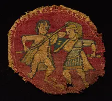 Four Segmenta from a Tunic, 650 - 750. Creator: Unknown