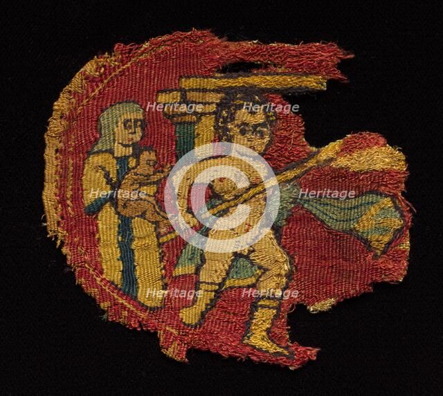 Four Segmenta from a Tunic, 650 - 750. Creator: Unknown.