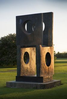 Four Square Walkthrough sculpture by Barbara Hepworth, Cambridge, Cambridgeshire, 2015 Artist: James O Davies