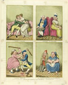 Four Stages of Matrimony, 1811. Creator: Unknown