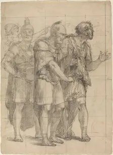 Four Standing Warriors, c. 1820. Creator: Pietro Fancelli