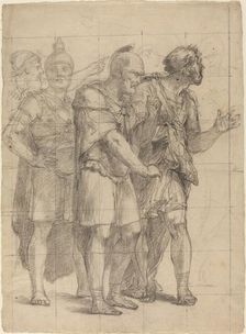 Four Standing Warriors, c. 1820. Creator: Pietro Fancelli