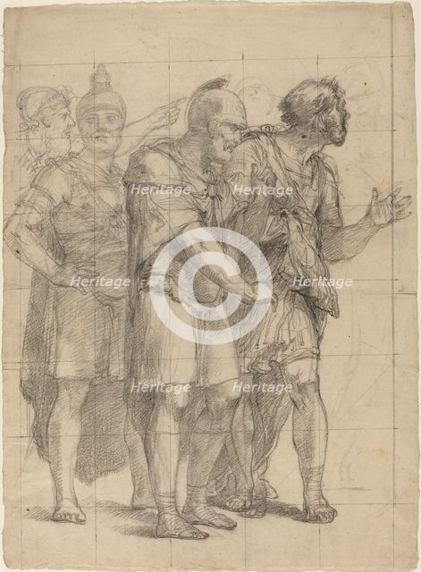 Four Standing Warriors, c. 1820. Creator: Pietro Fancelli.