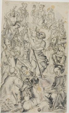 Fourteen Auxiliary Saints, n.d. Creator: Unknown