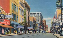 Fourth Ave., Looking North 1942. Artist: Caufield & Shook