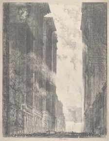 Fourth Avenue, 1910. Creator: Joseph Pennell
