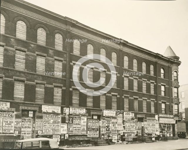Fourth Avenue, No. 154, Brooklyn, 1936-10-29. Creator: Berenice Abbott.