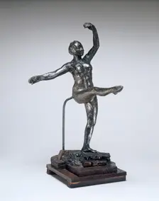 Fourth Position Front, on the Left Leg, c. 1885/1890. Creator: Edgar Degas